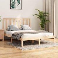 Bed Frame Solid Wood Pine 140x200 cm