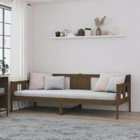 Berkfield Home Day Bed Honey Brown Solid Wood Pine 90x190 cm
