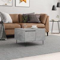 Berkfield Home Coffee Table Concrete Grey 55x55x36.5 cm Engineered Wood