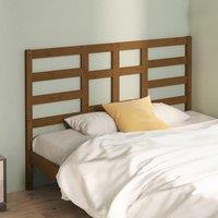 Berkfield Home Bed Headboard Honey Brown 156x4x104 cm Solid Wood Pine | Size: 156 x 4 x 104 cm