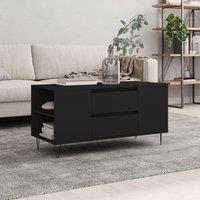 Berkfield Home Coffee Table Black 102x44.5x50 cm Engineered Wood