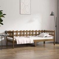 Berkfield Home Day Bed Honey Brown 90x200 cm Solid Wood Pine