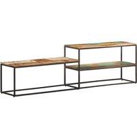 Berkfield Home TV Cabinet 180x30x50 cm Solid Reclaimed Wood in Brown | Size: 180 x 30 x 50 cm