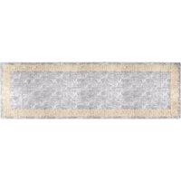 Berkfield Home Rug Washable 80x300 cm Grey Anti Slip | Size: 100 cm diameter