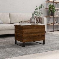 Berkfield Home Coffee Table Brown Oak 60x44.5x45 cm Engineered Wood