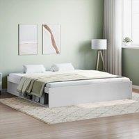 Berkfield Home Bed Frame White 180x200 cm Super King Size