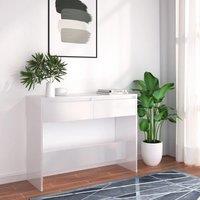 Berkfield Home Console Table White 100x35x76.5 cm Engineered Wood