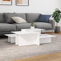 Berkfield Home Coffee Tables 2 pcs White Engineered Wood