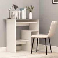 Berkfield Home Desk White 80x45x74 cm Engineered Wood | Size: 80 x 45 x 74 cm