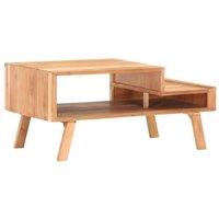 Berkfield Home Coffee Table 100x50x45 cm Solid Acacia Wood in Brown | Size: 100 x 50 x 45 cm