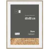 nielsen Skava 60 x 80cm Wooden Picture Frame With 50x70cm Mount & Glass Front in Light Oak | Size: 60 x 80 cm