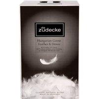 die zudecke Hungarian Goose Feather & Down 4.5tog Duvet in White | Size: King