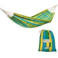 Amazonas Barbados Family Hammock - Brazilian Cotton, Cocoon Style in Green