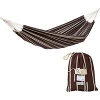 Amazonas Barbados Family Hammock - Brazilian Cotton, Cocoon Style in Brown