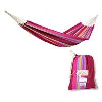 Amazonas Barbados Family Hammock - Brazilian Cotton, Cocoon Style in Pink
