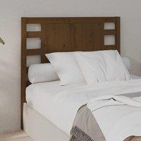Berkfield Home Headboard Honey Brown 81x4x100 cm Solid Wood Pine | Size: 81 x 4 x 100 cm