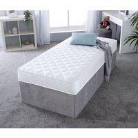 Starlight Beds Cooltouch Value Coil Springs Memory Foam Mattress Soft Firmness for Superior Comfort in White | Size: Small Single