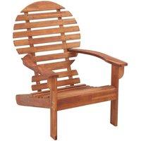 Berkfield Home Adirondack Chair Solid Acacia Wood in Brown