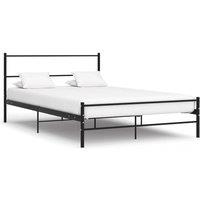 Berkfield Home Bed Frame Black Metal 160x200 cm