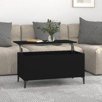 Berkfield Home Coffee Table Black 90x44.5x45 cm Engineered Wood