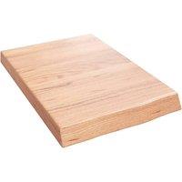 Berkfield Home Wall Shelf Light Brown 40x60x(2-6) cm Treated Solid Wood Oak