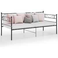 Berkfield Home Sofa Bed Frame Black Metal 90x200 cm