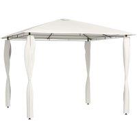 Berkfield Home Gazebo with Post Covers 3x3x2.6 m Cream 160 g/m in Beige