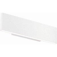 Netlighting Bodhi Integrated LED Wall Textured Matt White Paint & Frosted Acrylic 2 Light Dimmable IP20