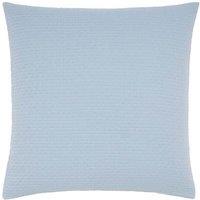 Murmur 'Hush' Cotton Percale Square Pillowcase in Blue