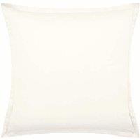 Murmur ' 1000TC Plain Dye' Egyptian Cotton Square Pillowcase in Ivory
