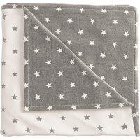Helena Springfield 'Star Woven Cotton' Throw in Grey | Size: 150 cm x 200 cm