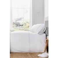 Murmur 'Catherine' Cotton Percale Duvet Cover in Grey | Size: Double