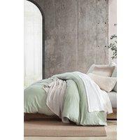 DKNY ' Pure Washed Linen' Duvet Cover Set in Light Green | Size: King