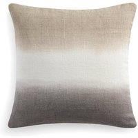 DKNY ' Pure Dip Dye' Linen Cushion in Light Beige | Size: 50 cm x 50 cm