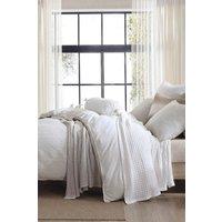 DKNY ' Pure Ribbed Jersey' Duvet Cover Set in Light Grey | Size: King