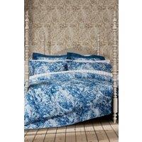 Sanderson 'Fringed Tulip Toile' Cotton Duvet Cover Set in Blue | Size: King