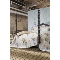 Sanderson 'Cupids Beau' Cotton Sateen Duvet Cover Set in White | Size: King