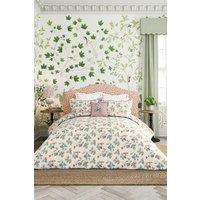 Sanderson 'Rubus' Cotton Sateen Duvet Cover Set in Raspberry | Size: Single