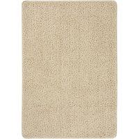 Berkfield Home Shaggy Rug Cream 120x170 cm Anti Slip in Beige | Size: 100 cm diameter