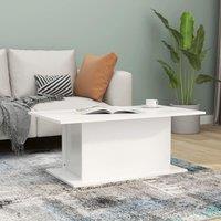 Berkfield Home Coffee Table White 102x55.5x40 cm Engineered Wood