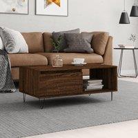 Berkfield Home Coffee Table Brown Oak 90x50x36.5 cm Engineered Wood