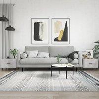 Berkfield Home Coffee Tables 2 pcs Concrete Grey 50x50x40 cm Engineered Wood | Size: 50 x 50 x 40 cm