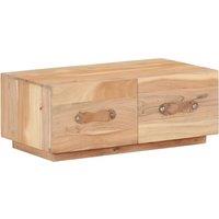 Berkfield Home Coffee Table 90x50x35 cm Solid Reclaimed Wood in Brown | Size: 90 x 50 x 35 cm