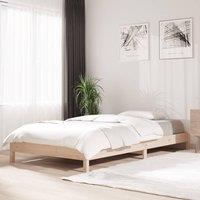Berkfield Home Stack Bed 100x200 cm Solid Wood Pine in Brown