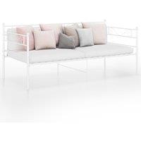 Berkfield Home Sofa Bed Frame White Metal 90x200 cm