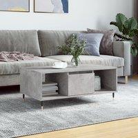 Berkfield Home Coffee Table Concrete Grey 90x50x36.5 cm Engineered Wood