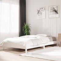 Berkfield Home Stack Bed White 100x200 cm Solid Wood Pine
