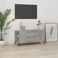 Berkfield Home TV Cabinet Grey Sonoma 102x44.5x50 cm Engineered Wood