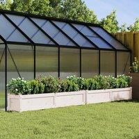 Berkfield Home Garden Planters 2 pcs White Solid Wood Pine