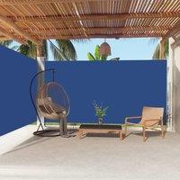 Berkfield Home Retractable Side Awning Blue 200x600 cm